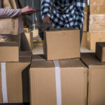 Strategically packing a moving truck with boxes