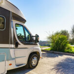 RV camper in the Florida sun