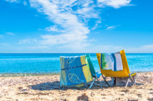 Chairs on the beach